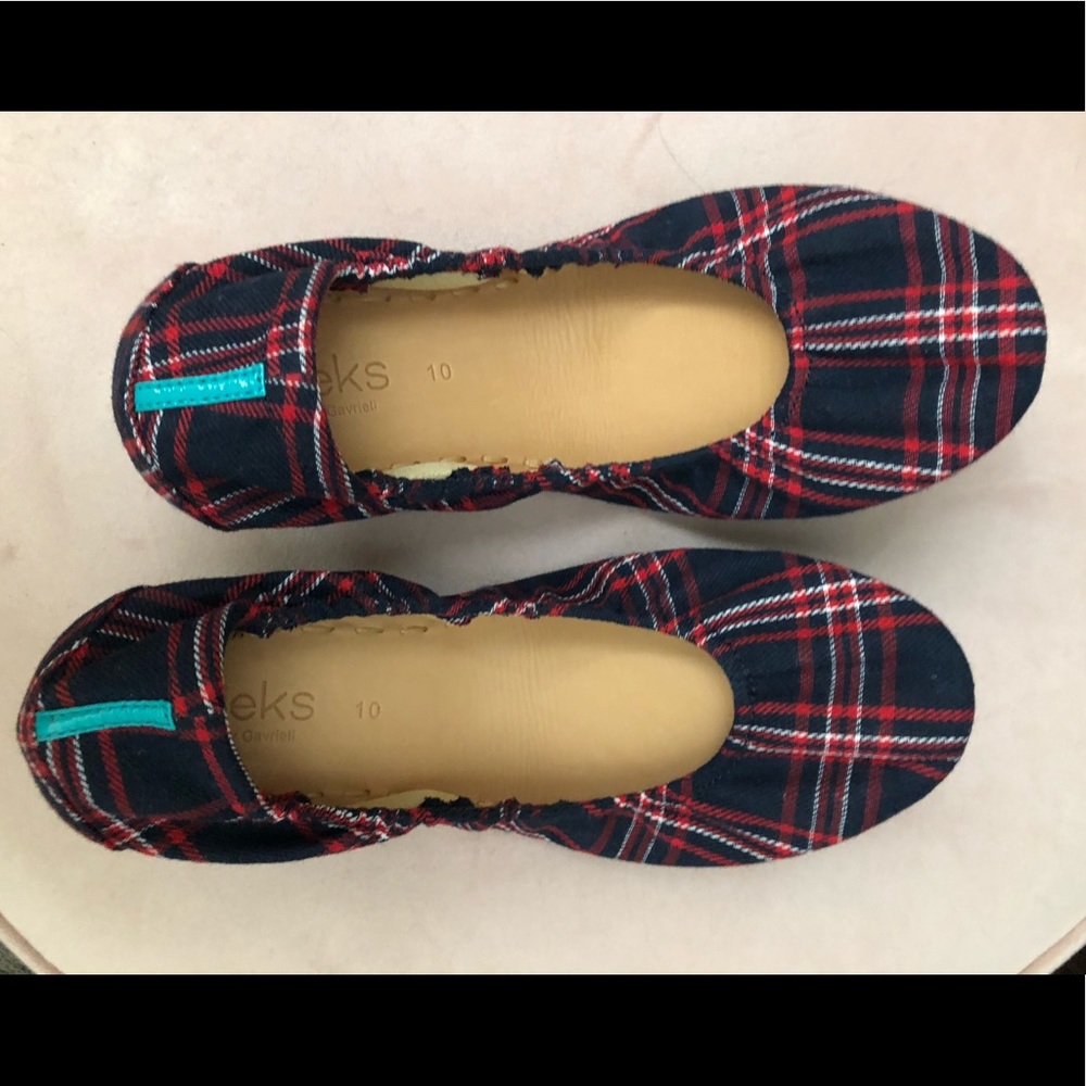 Tieks Heritage Plaid Size 10
